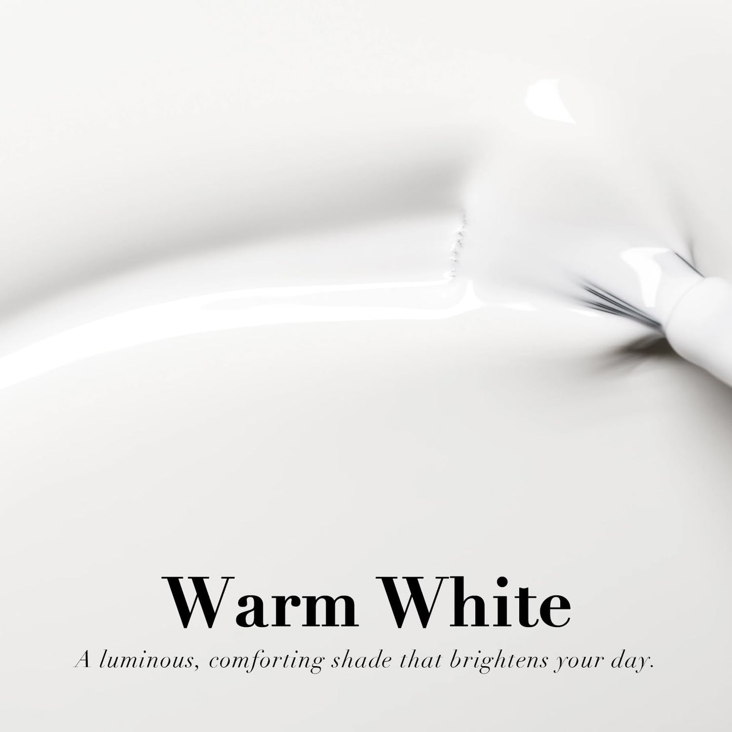 AZUREBEAUTY Warm White Nail Polish – Quick Dry, Long-Lasting, Natural Glossy Finish for DIY Manicure & Nail Art, Salon Quality, 10ml for Women