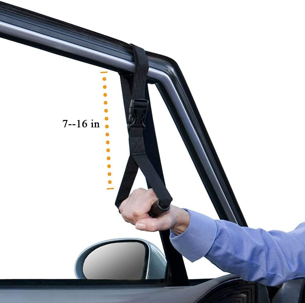 DSkoiph 2 Pack Car Grab Handle Adjustable Safety Handle Vehicle Nylon Grip Car Assist Device