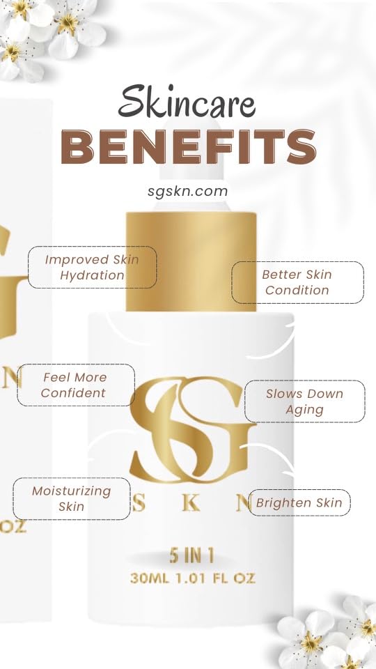 Collagen Serum 5-in-1 Revitalize Your Skin - Collagen Serum for Face Hydrate and Brighten with Vitamin C, E, Hyaluronic Acid and Niacinamide - Collagen Face Serum for Women & Men