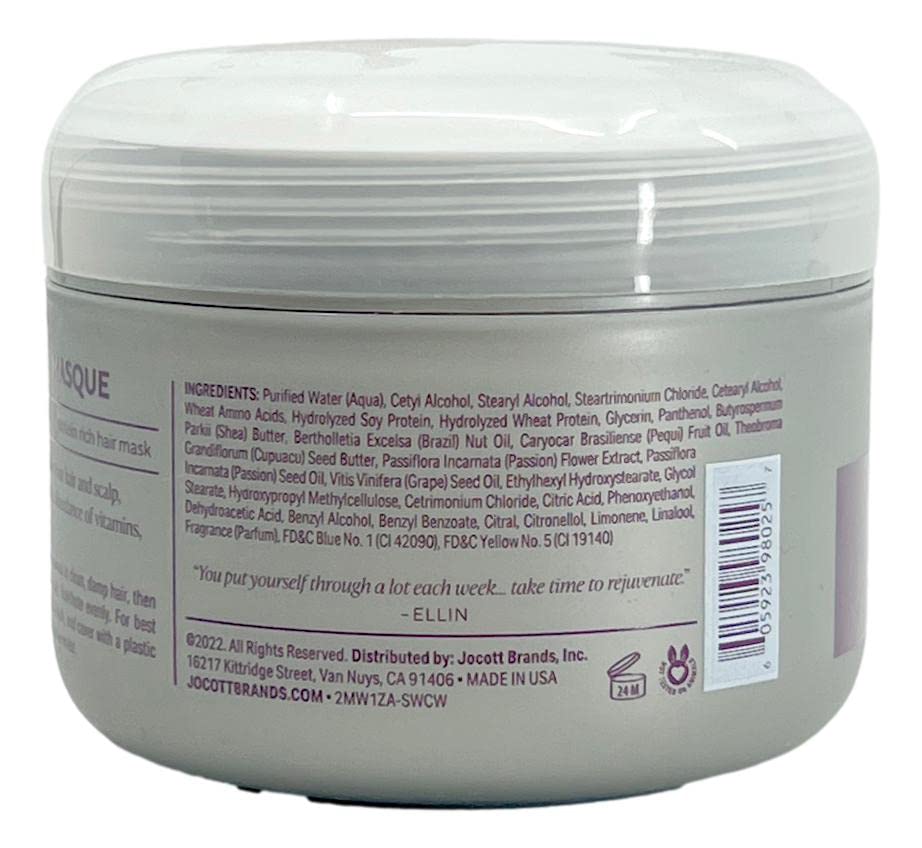 ReconstructMasque Hair Mask with Brazil Nut Oil | Protein Rich Deep Conditioning Mask | Retain Moisture in Hair & Scalp | Support Hair Growth | Restore Dry & Damaged Hair (8 oz)