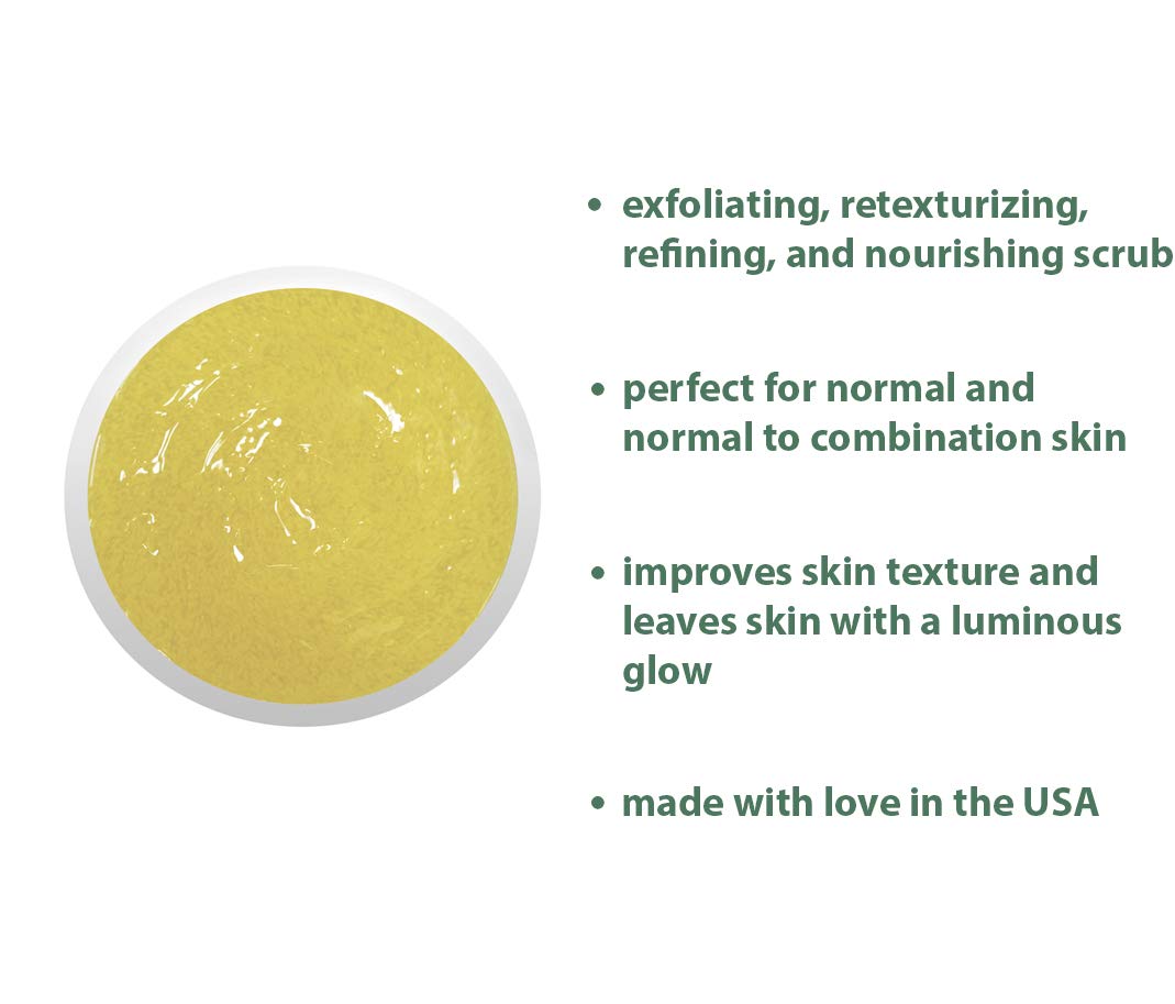 RAYA Pineapple Enzyme Facial Scrub (120) | Exfoliating and Refining Facial Scrub for Combination Skin | Creates a Glowing Complexion | Made with Pineapple Enzymes and Jojoba Beads