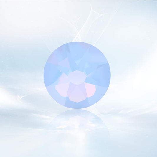 Novani Blue Opal Rhinestones 1440pcs Flat Back Round Rhinestone Style 2088 Sparkly Crystal Gemstones for Nail Art and Crafting SS20,4.6-4.8mm