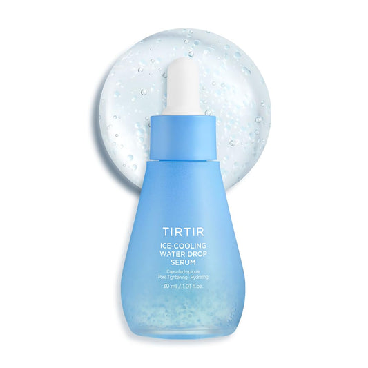 TIRTIR Ice-Cooling Water Drop Serum | -4.39°C Cooling Korean Serum for Face Instant Hydration Soothing Care (1.01 Fl Oz)