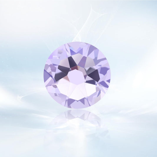 Novani Crystal Amethyst Rhinestones 1440pcs Flat Back Round Rhinestone Style 2088 Sparkly Crystal Gemstones for Nail Art and Crafting SS16,3.8-4.0mm