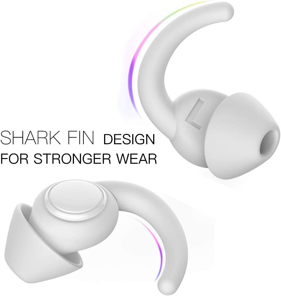 WUTAN Ear Plugs for Sleeping Noise Cancelling 14-38dB, Comfortable Soft Reusable Silicone Ear Plugs Noise Reduction Earplugs for Sleep Snoring Concert Work Travel