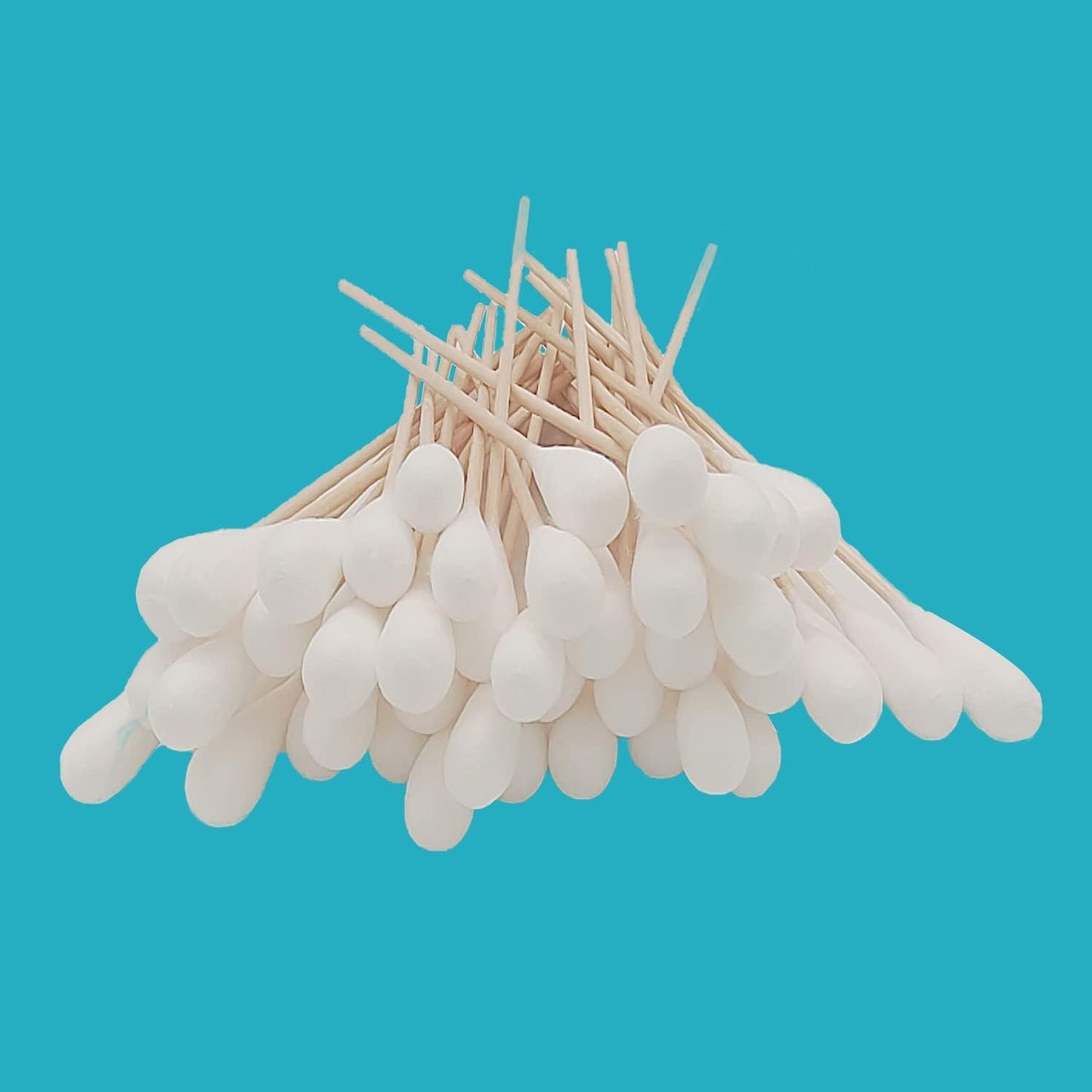 6 Inch Long Cotton Swabs (Large Size) 200pcs,Large Cotton Buds with Bamboo Handle for Pets, Gun Cleaning or Makeup