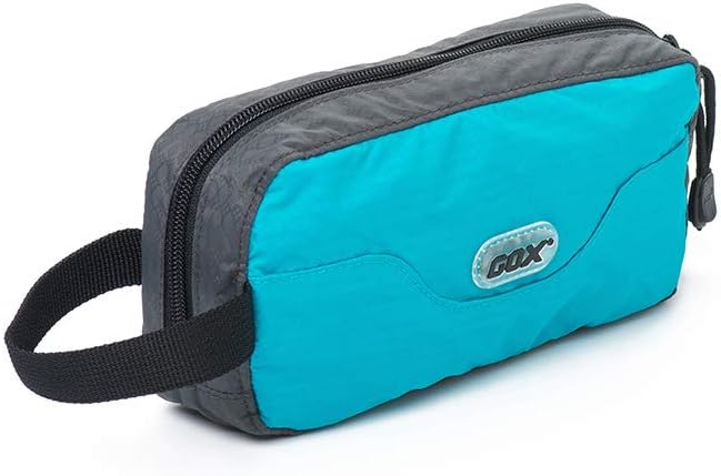 GOX Travel Toiletry Bag,Dopp Kit Case,Ultra-Light Cosmetics Bag Makeup Organizer(Turquoise)