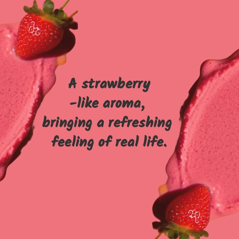 Strawberry Body Scrub Gift Set - 35 Packets & 2 Pcs Exfoliating Gloves,Exfoliating & Moisturizing Sugar Scrub for Face & Body, Self Care Gifts for Women