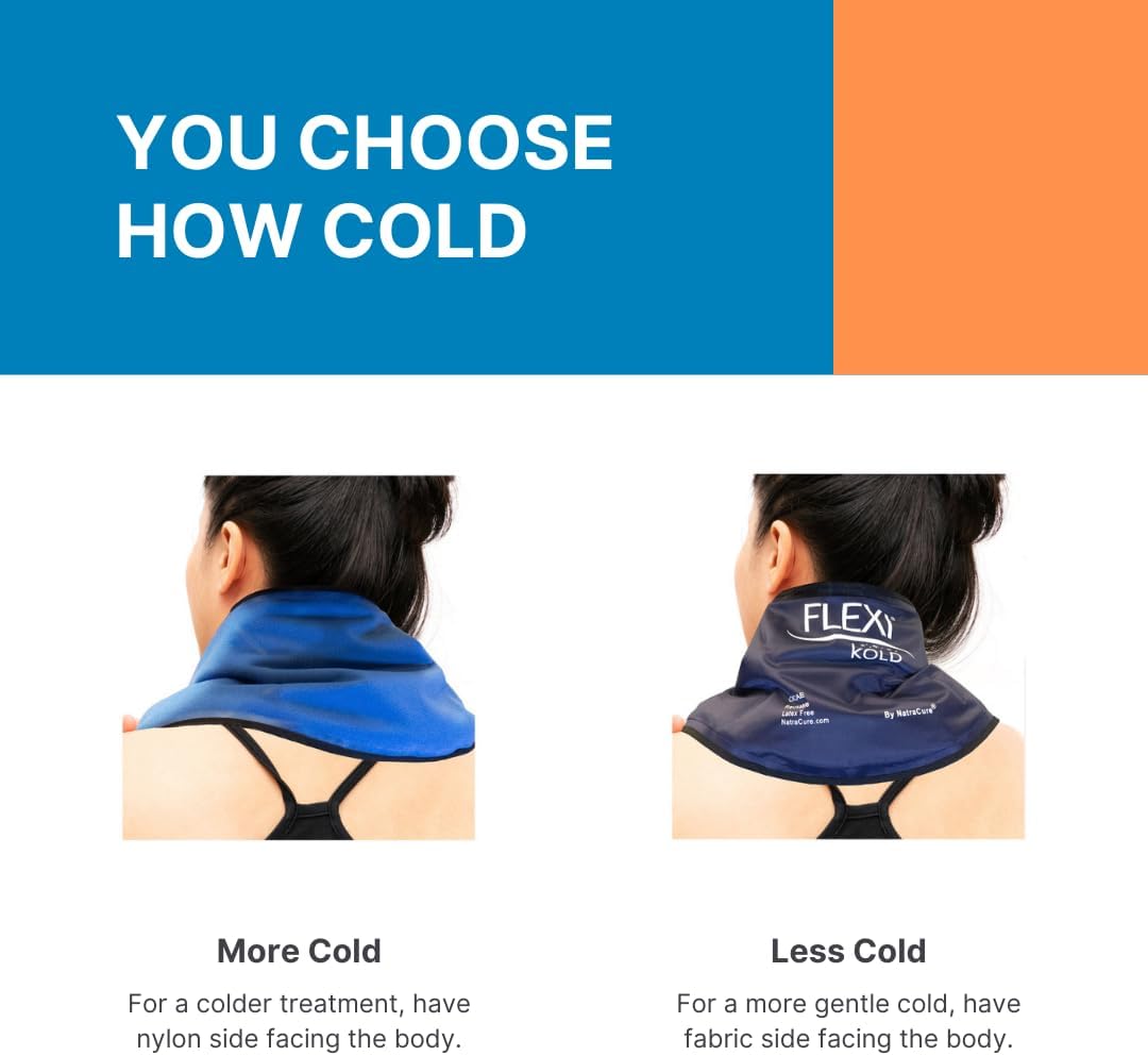 FlexiKold Neck Gel Cold Pack with Straps