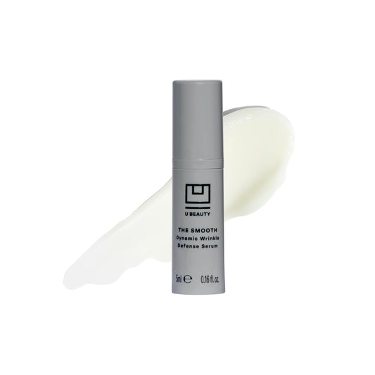 U Beauty The SMOOTH Dynamic Wrinkle Defense Serum - Multi-Peptide Complex, Copper Peptides, Retinol, Centella Exosomes, Vegan Silk Protein for Visible Wrinkle Reduction, Firming & Hydration 5ml