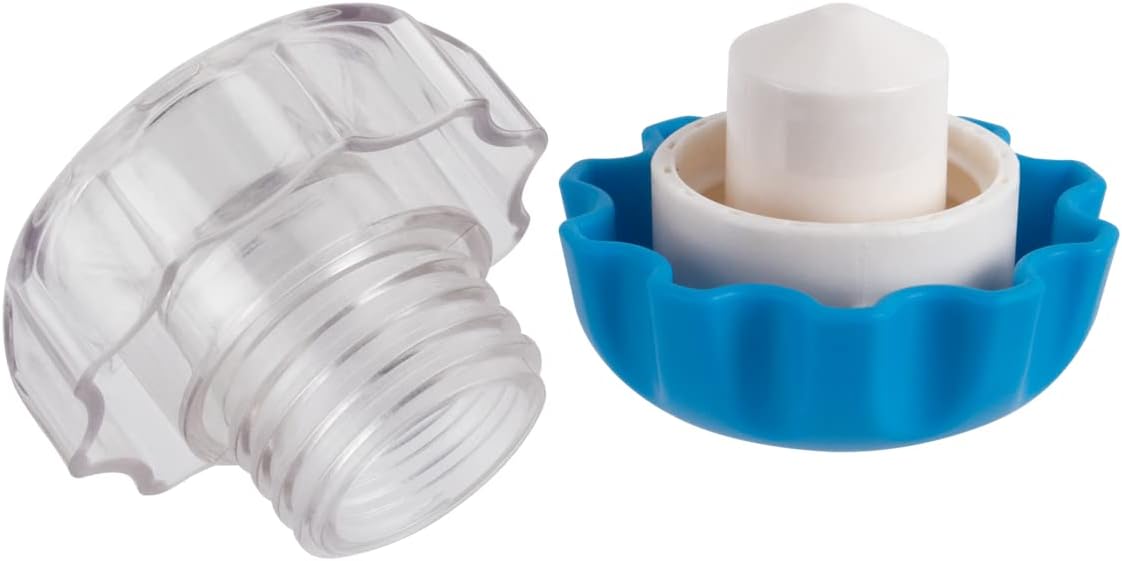 EZY DOSE Crush Pill, Vitamins, Tablets, Crusher and Grinder with Storage Compartment, Kids, Pets, Elderly, Effortlessly Crushes Medications into Fine Powder, Easy-to-Use Design, Blue, BPA Free