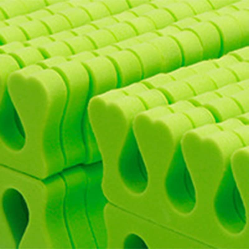 100PCS Sponge Toe Separator, Soft Toe Spreader Nail Art Finger Separator Divider Spacer Manicure Pedicure Tool for Nail Polish (Green)