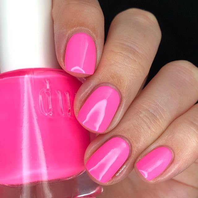 duri 792 Flamingo Frose - Bubble Gum Pink Nail Polish, Semi Matte, Full Coverage, 0.45 Fl Oz