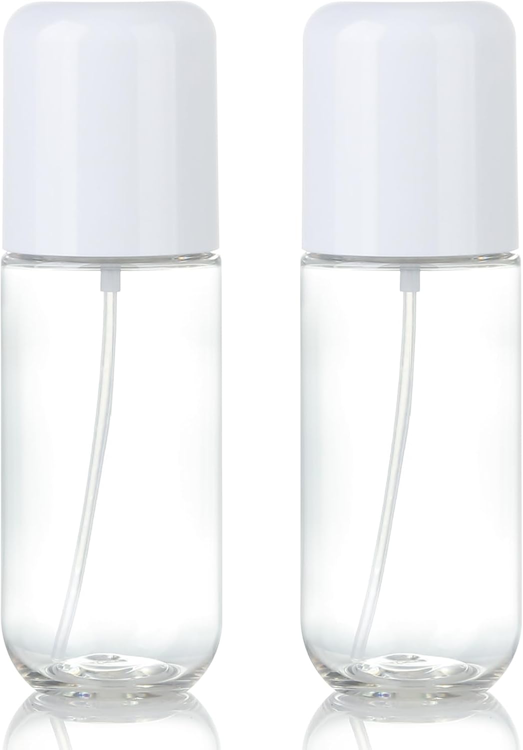 Small Spray Bottle Travel Size 3.4oz/100ml Plastic Mini Bottle Set - Fine Mist Mini Empty Spray Bottles - Refillable Spray Bottles for Cleaning Solutions, Perfume, Liquid Cosmetics