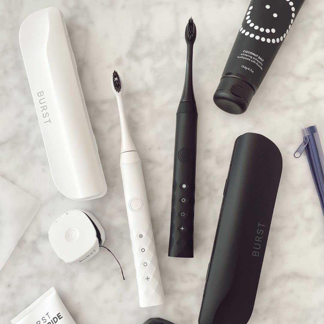 Burst Original Sonic Toothbrush Travel Case, White (case only)