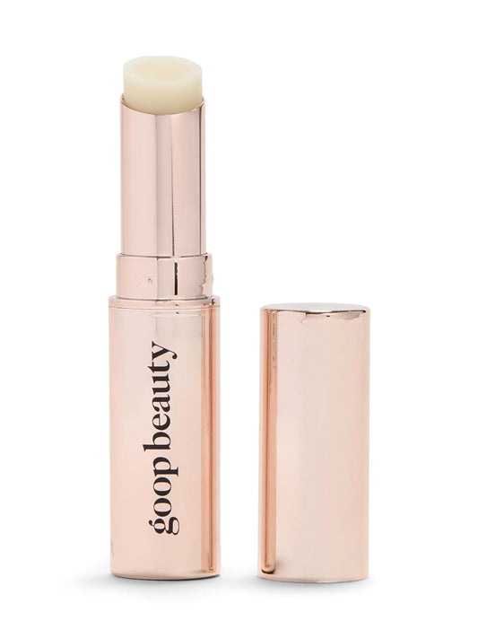 goop Beauty Clean Lip Balm | Dry Lips Treatment | Coconut Oil, Pomegranate Extract, & Shea Butter | Petroleum Free | 0.16 oz