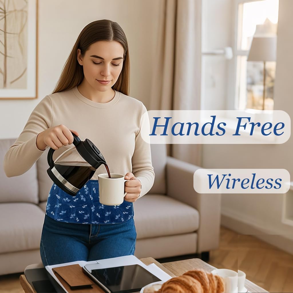 Heat Patches for Period Cramps, Portable Heat Patches for Lower Back, 3s Fast Warm Up, Pain Relief as Anniversary Christmas New Year Gift for Women Man