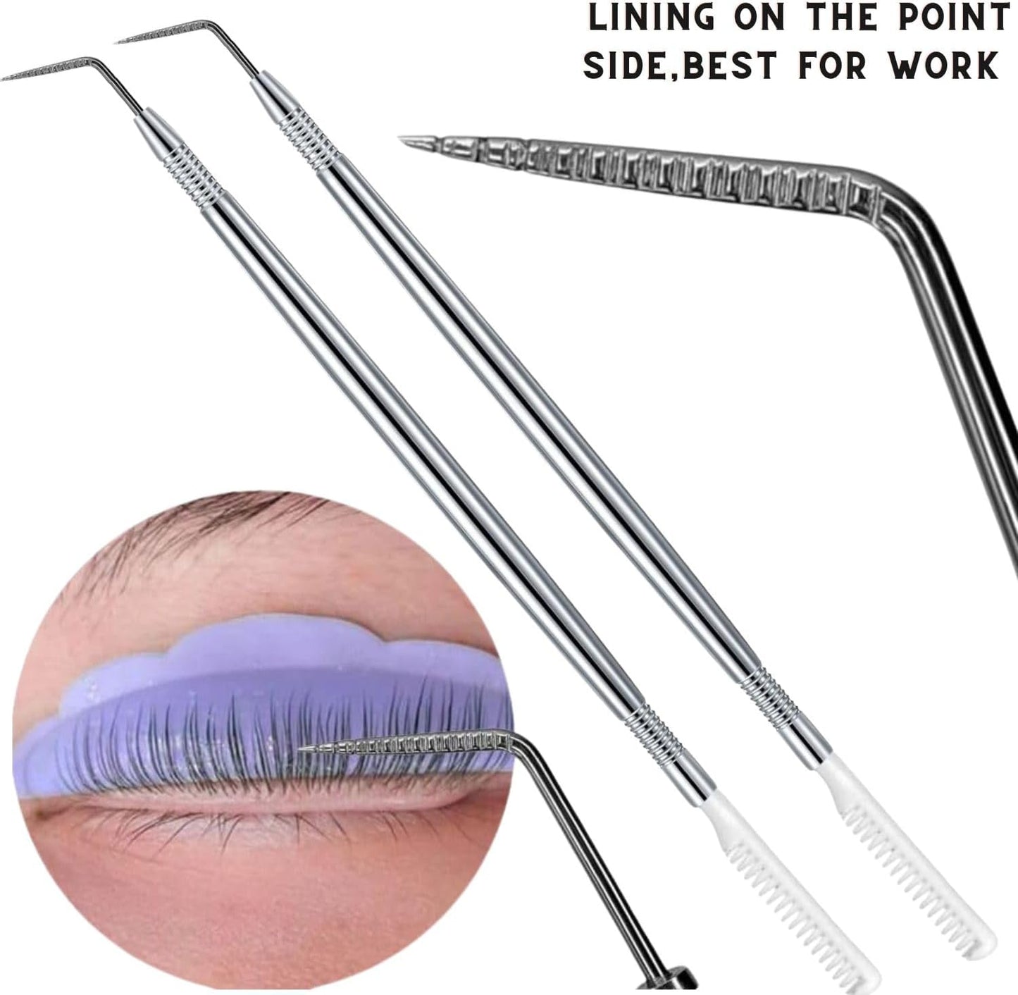 Lash Separate Tool & Lash Lift Tool Set Lash Pick Tool Lifted Lashes - Lash Separating Tool, Eyelash Pick Tool - L Tool Lash Lift Products & Lash Lift Micro Brush, Lash Lift Sticks Supply