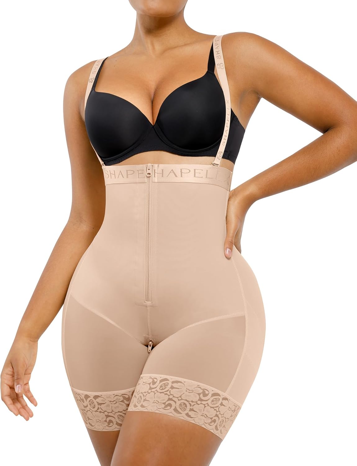 SHAPELLX Shapewear for Women Tummy Control Faja Body Shaper Butt Lifting Plus Size Shapewear Colombianas Moldeadoras