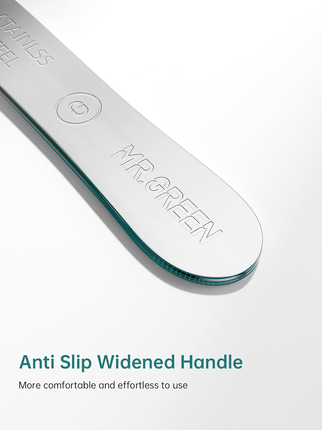 MR.GREEN Curved Nail File – Double-Sided Metal Nail File for Men & Women with Protective Travel Case, Ergonomic Anti-Slip Handle, Washable & Reusable, for Fingernails & Toenails