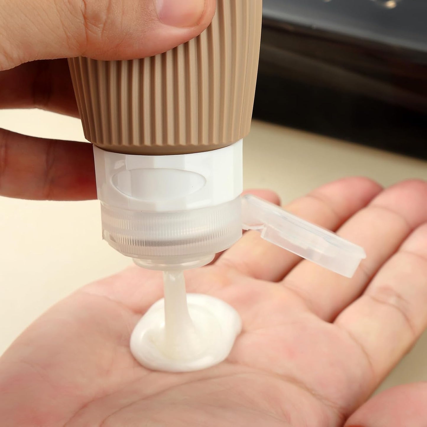 16 Pack Travel Bottles Set, TSA Approved Leak Proof Silicone Squeezable Containers for Toiletries, Refillable Travel Accessories for Conditioner, Shampoo, Lotion & Body Wash Accessories