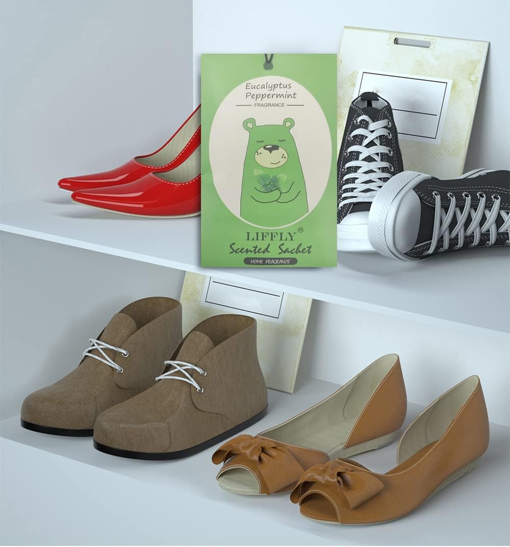 13 Scents Scented Sachets for Drawers and Closets Air Freshener Home Fragrance Sachet Total 14 Packs Gift Box