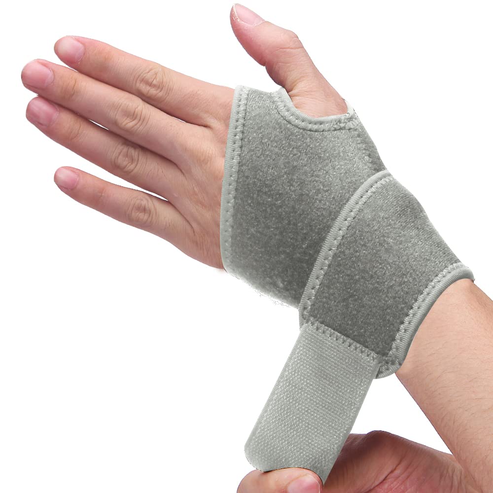 Wrist Brace for Carpal Tunnel, Breathable and Adjustable Wrist Support Brace for Arthritis and Tendinitis, Wrist Compression Wrap for Pain Relief, One Size Fits Left or Right Hand – Single
