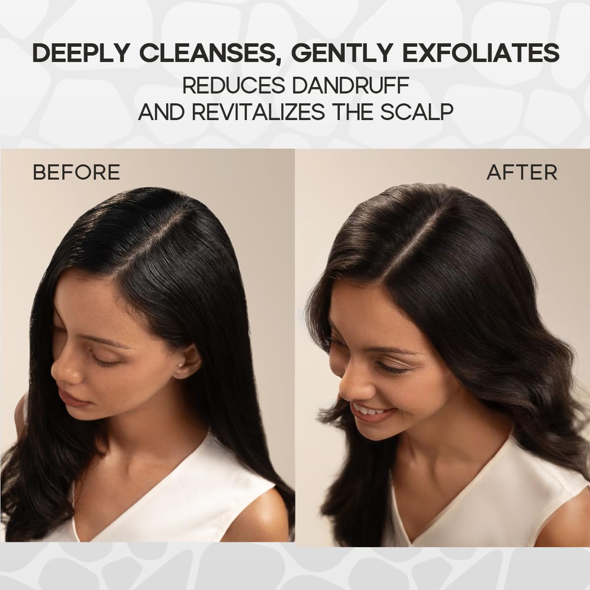 Sea Salt Rosemary & Mint Scalp Scrub, Clean Silicon Oil-Free, Itchy Relief Scalp Treatment for Dandruff, Gently Exfoliator Cruelty-Free, Relieves Dryness, Promotes Hair Growth