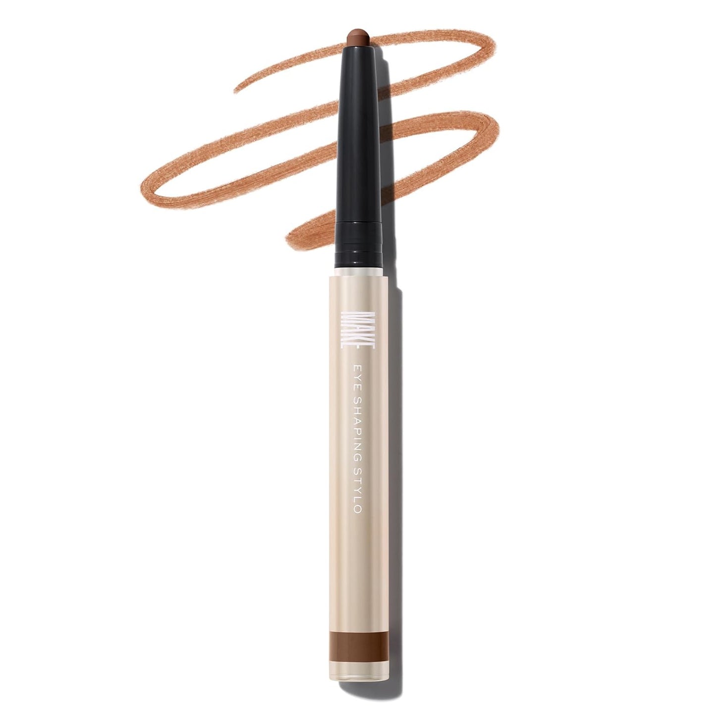 MAKE Beauty Eye Shaping Stylo - Cream Eyeshadow Stick. 4-in-1 Shape, Define, Contour, and Shade Eye Shadow for Versatile Makeup Looks. Long-Lasting Creamy Formula. Shade - Meridian