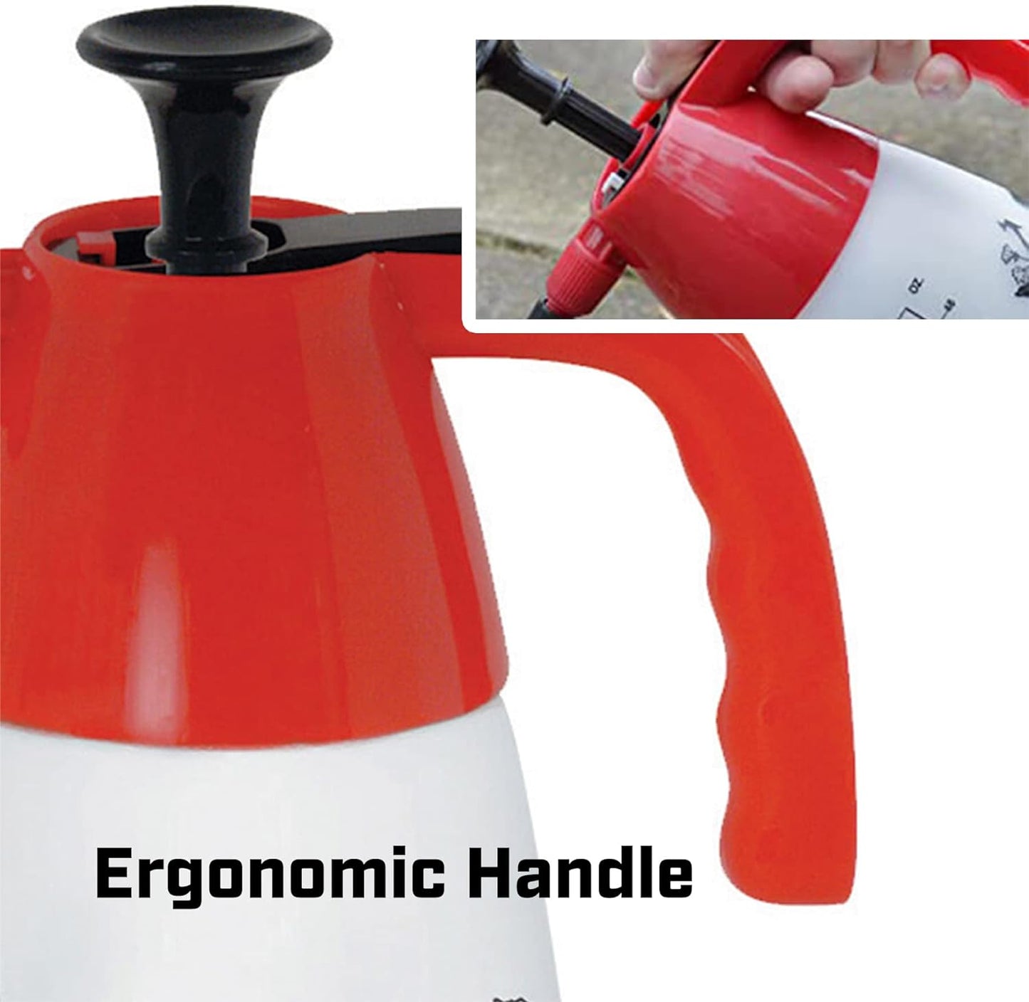 Chapin 1003 Made in USA 48 Ounce Farm and Field Hand Sprayer with Ergonomic Handle, Anti Clog Filter, Adjustable Nozzle, for Spraying Plants, Lawns, Weeds, Insects, Fertilizer, Translucent White