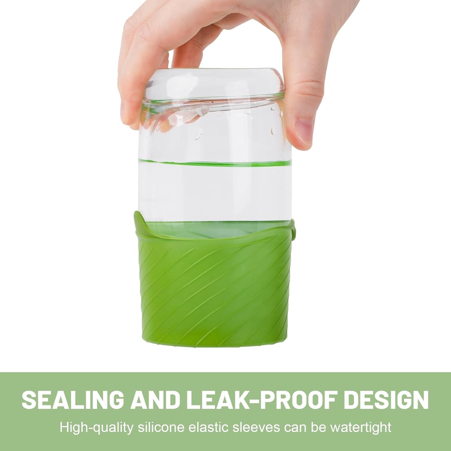 Bottle Covers for Travel, Leak Proofing, Travel Size Container Silicone toiletry sleeves, Leak Locks Travel Accessories for Shampoo Wash Body Bottles and other beauty and personal care(8pcs)