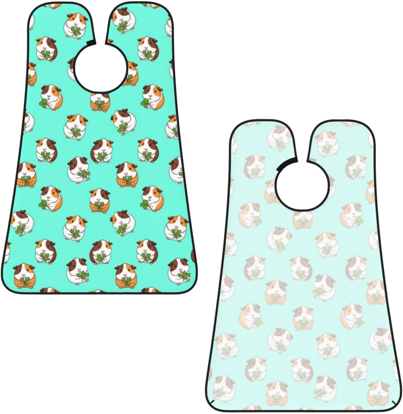 Beard Bib Apron for Men Shaving, Waterproof Non-Stick Hair Catcher with Suction Cups, Grooming Essential for Dad Husband, Cute Guine Pig Shave Bib