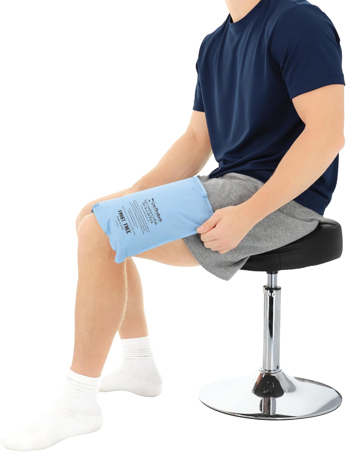 Core Products Soft Comfort CorPak – Reusable Hot & Cold Therapy Pack, Ice Pack for Injuries, No-Frost Compress for Muscle, Back & Joint Pain Relief – 10" x 13", Made in USA