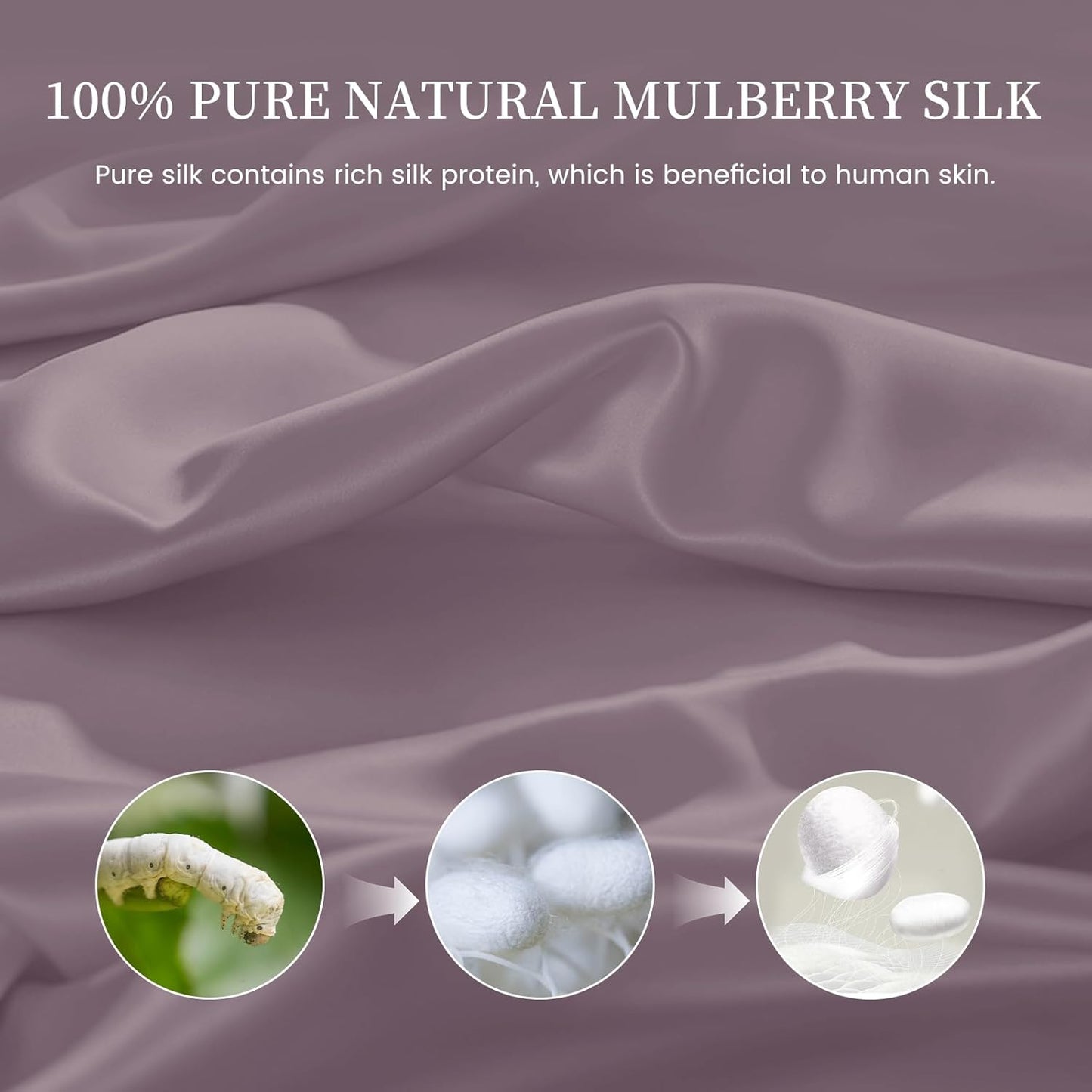 THXSILK 100% Mulberry Silk Sleep Mask, 6A Grade 25 Momme Eye Mask for Sleeping, Color-Blocking Blindfold, Soft Silk Eye Cover for Women, Men, Travel, Nap, Airplane(4×9inches, Grey)