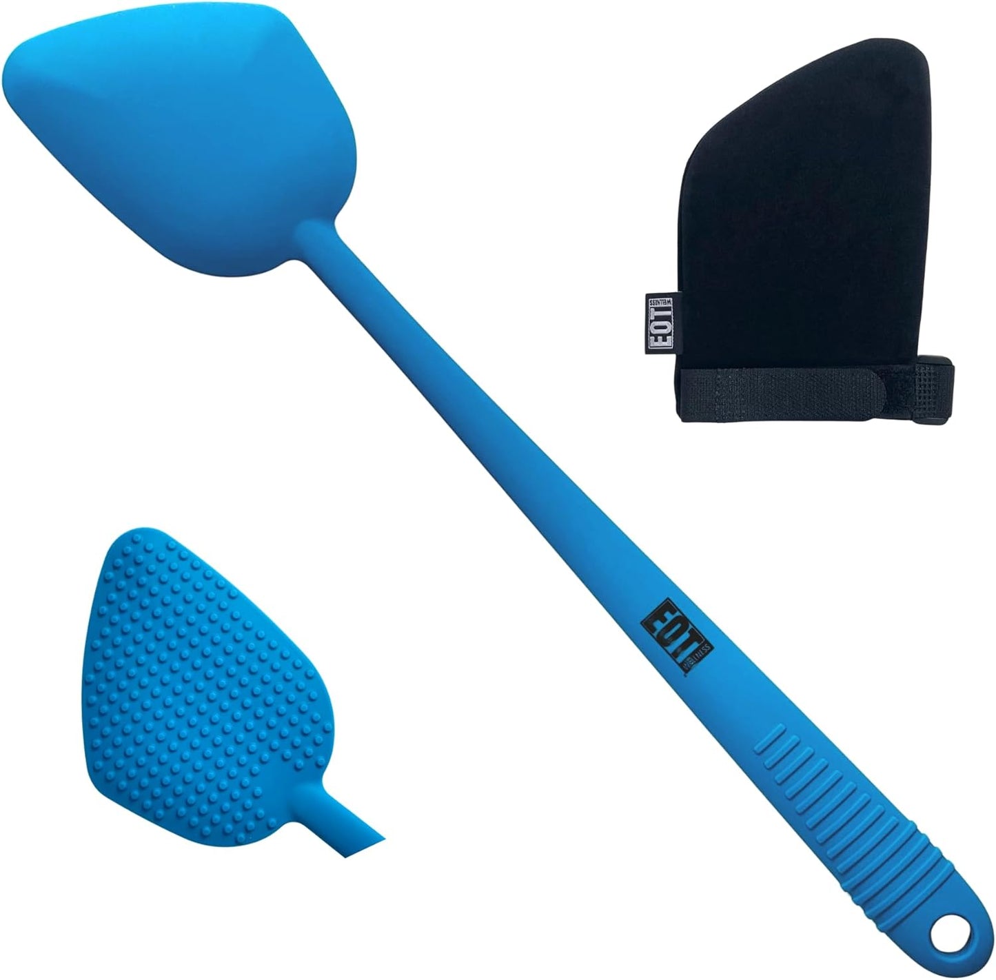 Bendable Lotion Applicator for Back & Body (Microfiber Mitt Included) - Sunscreen, Self Tanner, Medication, Body Lotion Applicator for Back