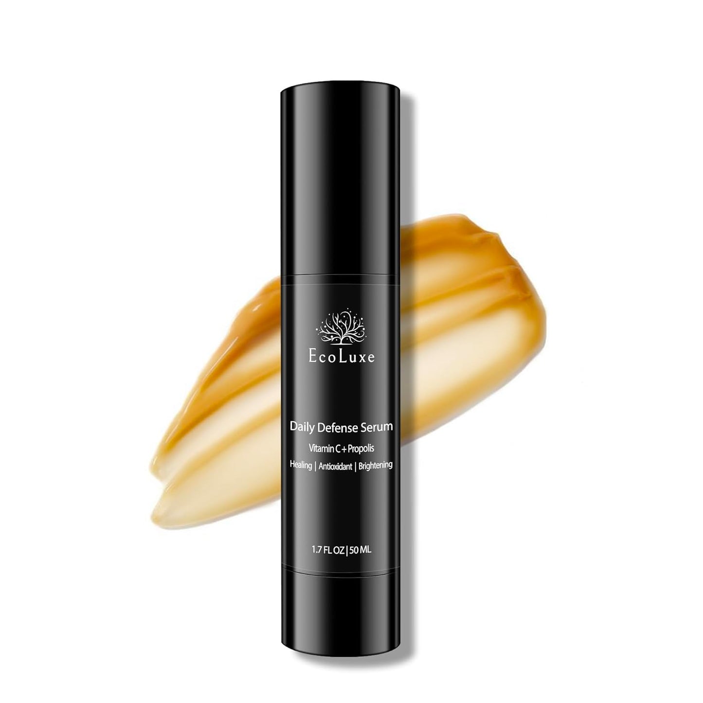Vitamin C & Propolis Serum – Daily Defense Brightening & Hydrating Antioxidant Face Serum for Sensitive Skin & Even Tone