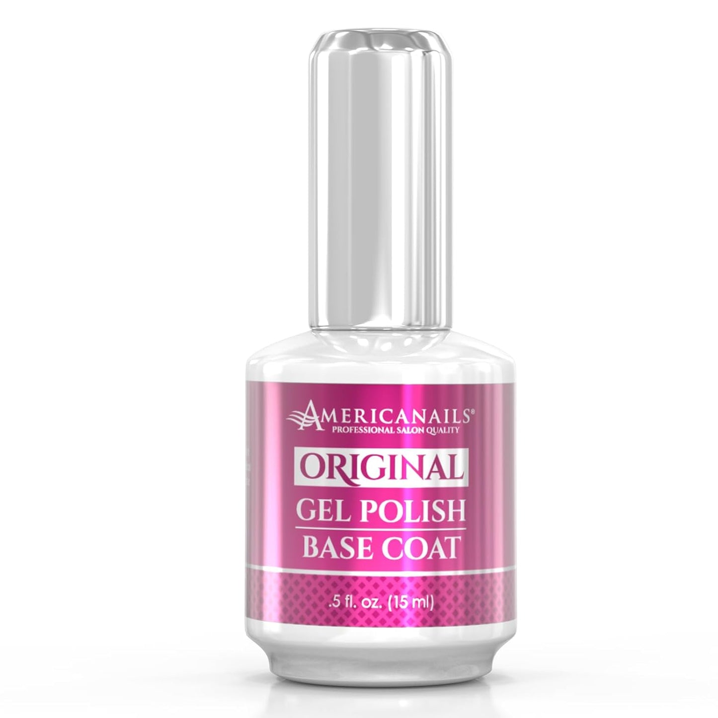 Americanails B1 Gel Polish Base Coat - Original Dual Cure Formula for Maximum Adhesion, Long Lasting, Soak Off UV LED Fast Drying Nail Gel Foundation (.5 oz)
