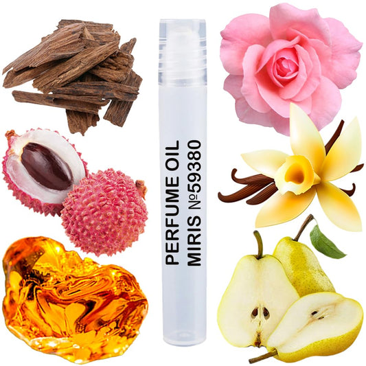 MIRIS Perfume Oil No. 59380, Inspired by Delina Exclusif, Long-Lasting Women Roll-On, Rollerball 0.34 Fl Oz / 10 ml