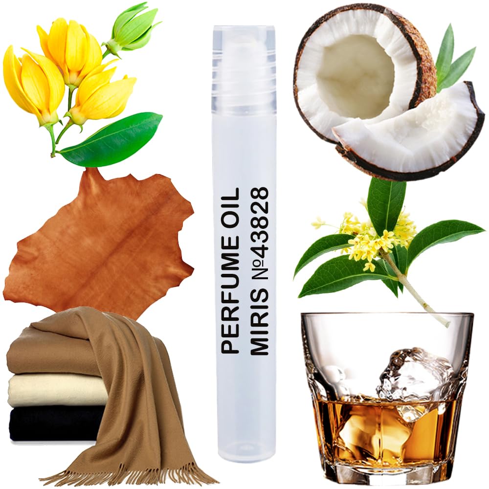 MIRIS Perfume Oil No. 43828, Inspired by Dangerous Complicity, Long-Lasting Unisex Roll-On For Women and Men, Rollerball 0.34 Fl Oz / 10 ml