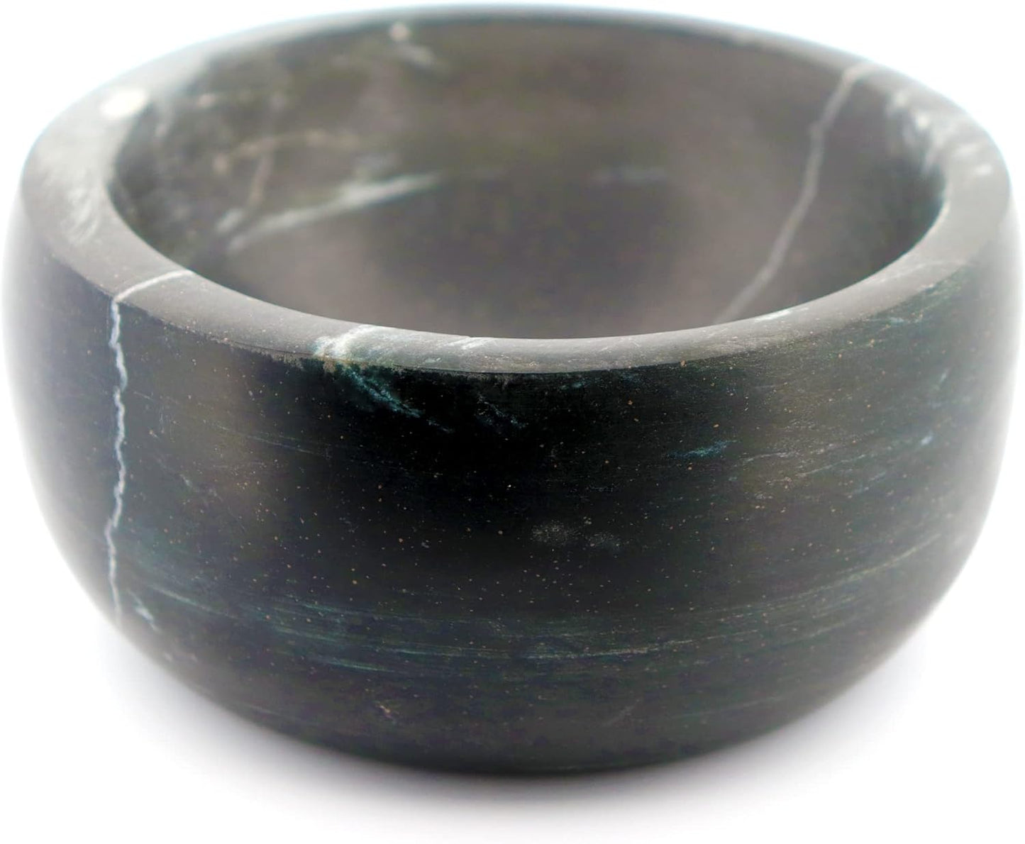 ShayVe Shaving Bowl for Shaving Soap & Cream — Marble Shave Bowl For Shaving Soap & Cream — Exquisite Heat Insulated Wet Shaving Kit Addition (Brown)