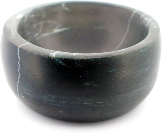 ShayVe Shaving Bowl for Shaving Soap & Cream — Marble Shave Bowl For Shaving Soap & Cream — Exquisite Heat Insulated Wet Shaving Kit Addition (Brown)