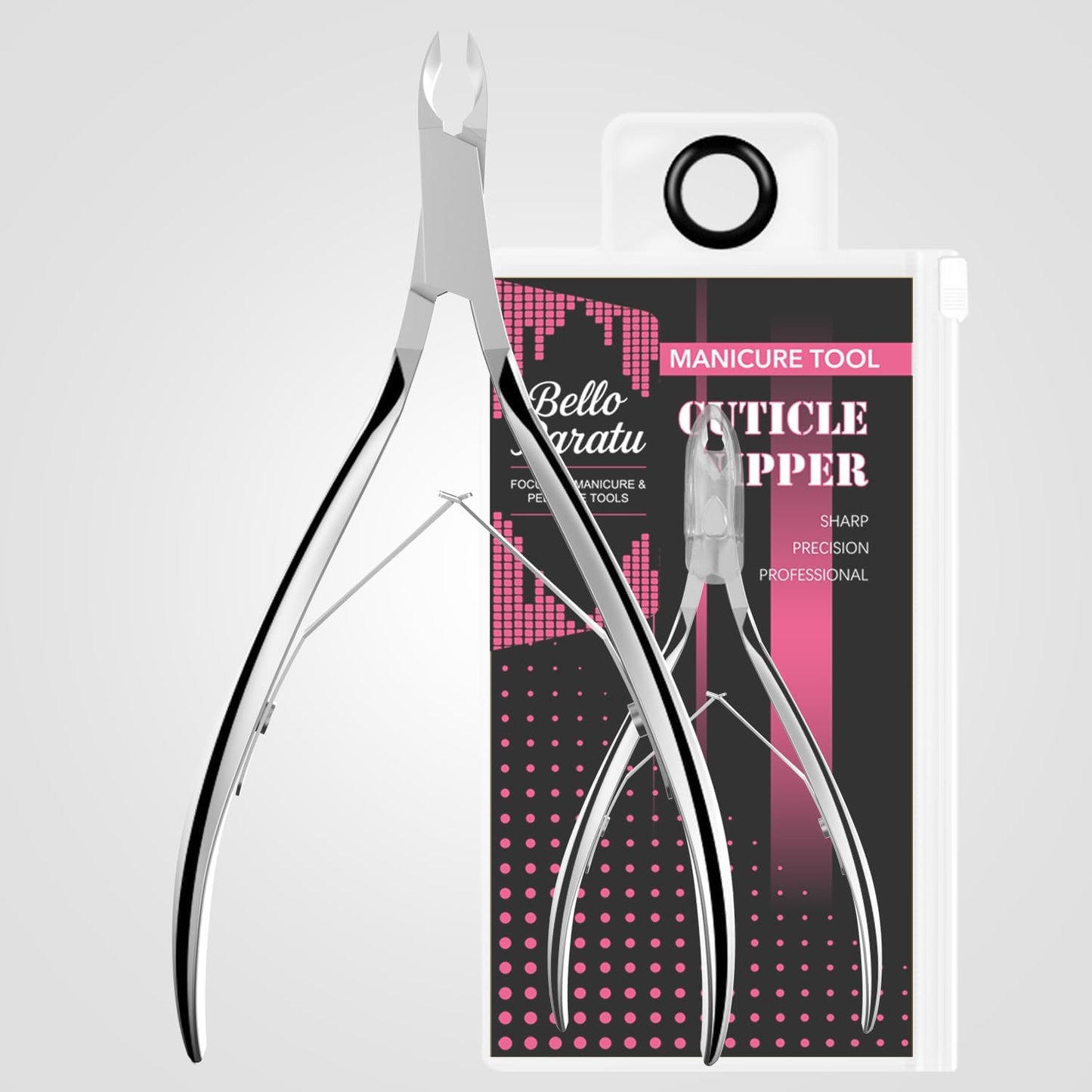 Cuticle Trimmer Professional Extremely Sharp Cuticle Nippers Stainless Steel Clippers Cutter Remover Manicure Nail Tools for Women