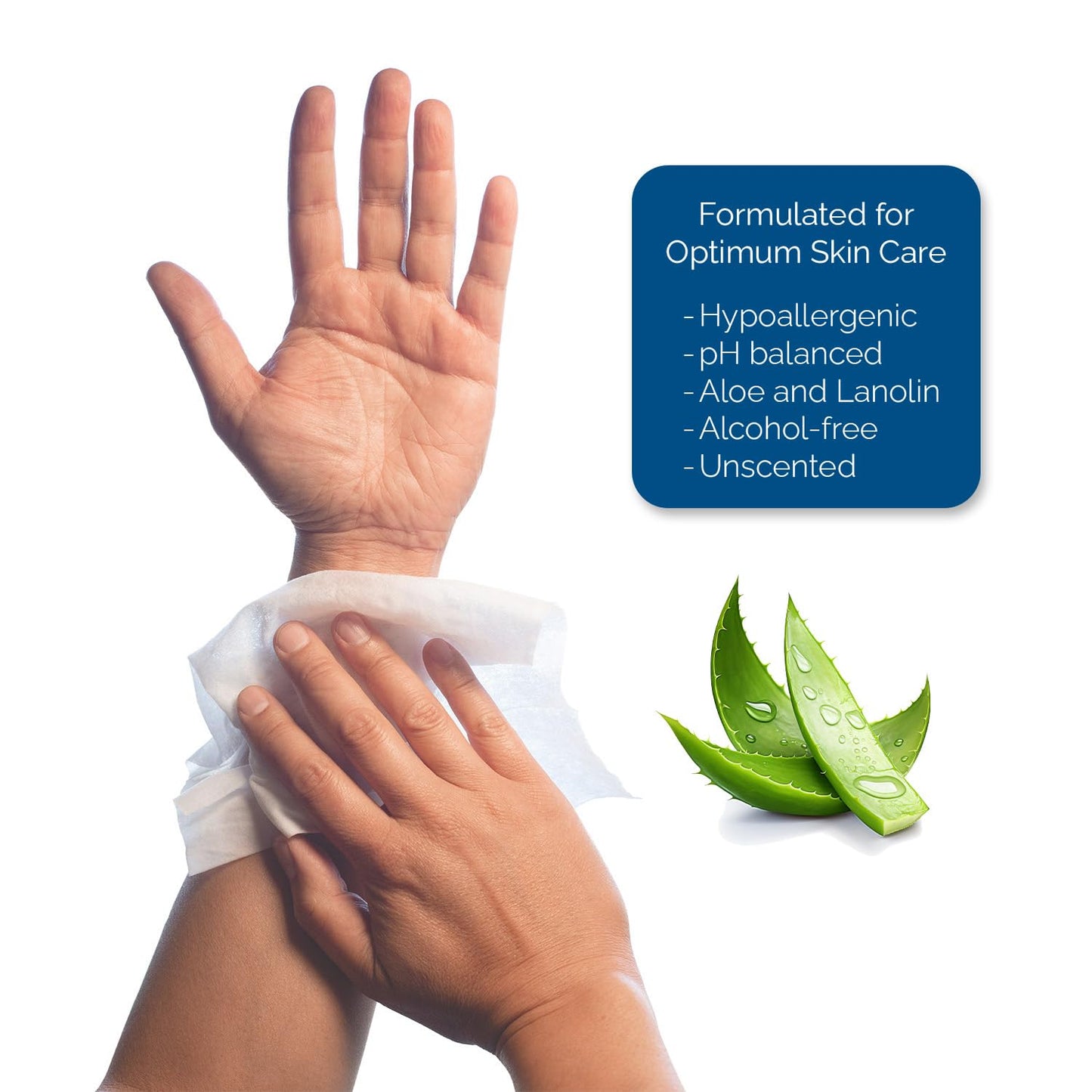 TenderProtect® Original XL Premium Adult Wipes (600 Ct), Extra-Large 9"x12" Wet Wipes with Aloe, Wash Cloths for Babies & Elderly, Incontinence, Hands & Body Cleaning