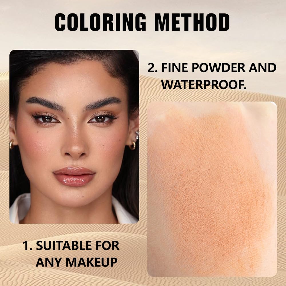 Buildable Matte Eyeshadow Makeup Palette Single - Light Nude Brown Burly Wood Shades | Creamy Pressed Powder for Easy Blending | Mini Travel Palette for Women | Everyday Natural Eye Makeup