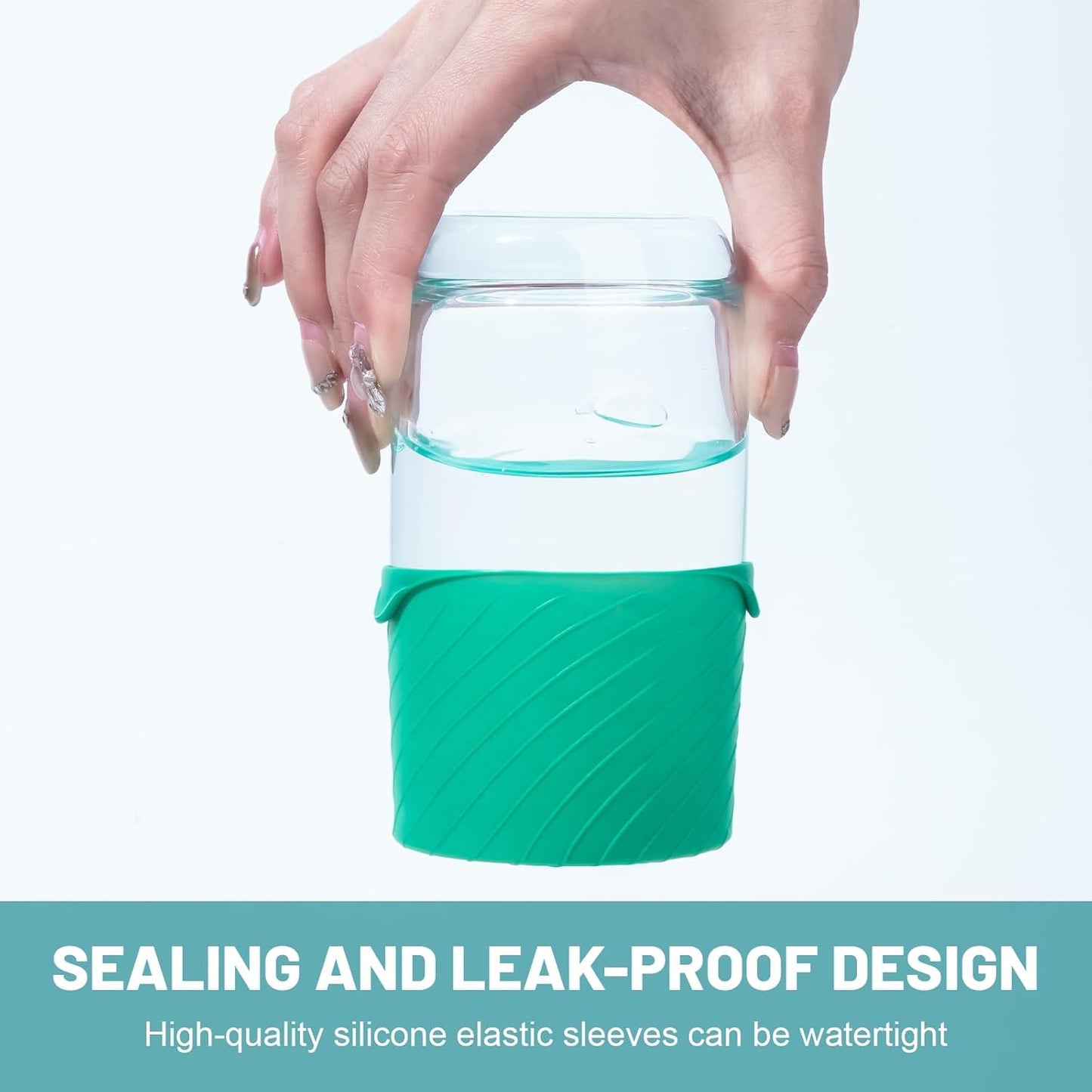 Bottle Covers for Travel, Elastic Sleeves for Leak Proofing, Silicone toiletry Containe sleeves, Leak Locks Travel Accessories for Shampoo Conditioner Wash Body Bottles (16pack)