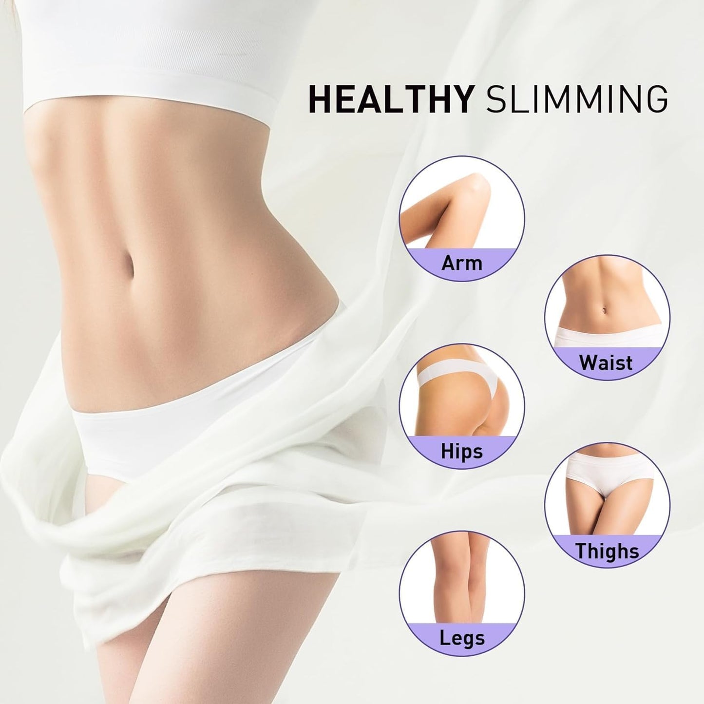 Enaskin Naturals Belly Firming Cream: Hibiscus & Honey Skin Tightening Cellulite Cream - Women Body Lotion for Firmness and Lift of Thighs & Stomach - Tummy Butter Stretch Marks - 120ML