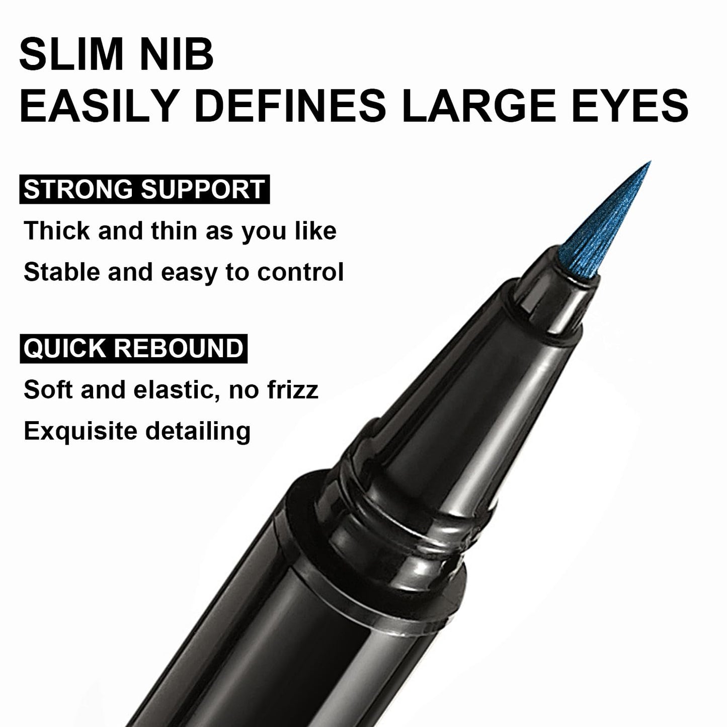 4Pcs Glitter Colored Liquid Eyeliner & Eyeshaow, Shimmer Liquid Eyeliner & Eyeshaow Makeup Set, Purple Blue Gold Green Face Body Glitter Makeup Sparkling Eye shaow Pen