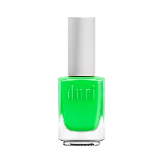 duri 159N Piranha - Neon Lime Green Nail Polish, Matte Finish, Quick Drying, 0.45 Fl Oz