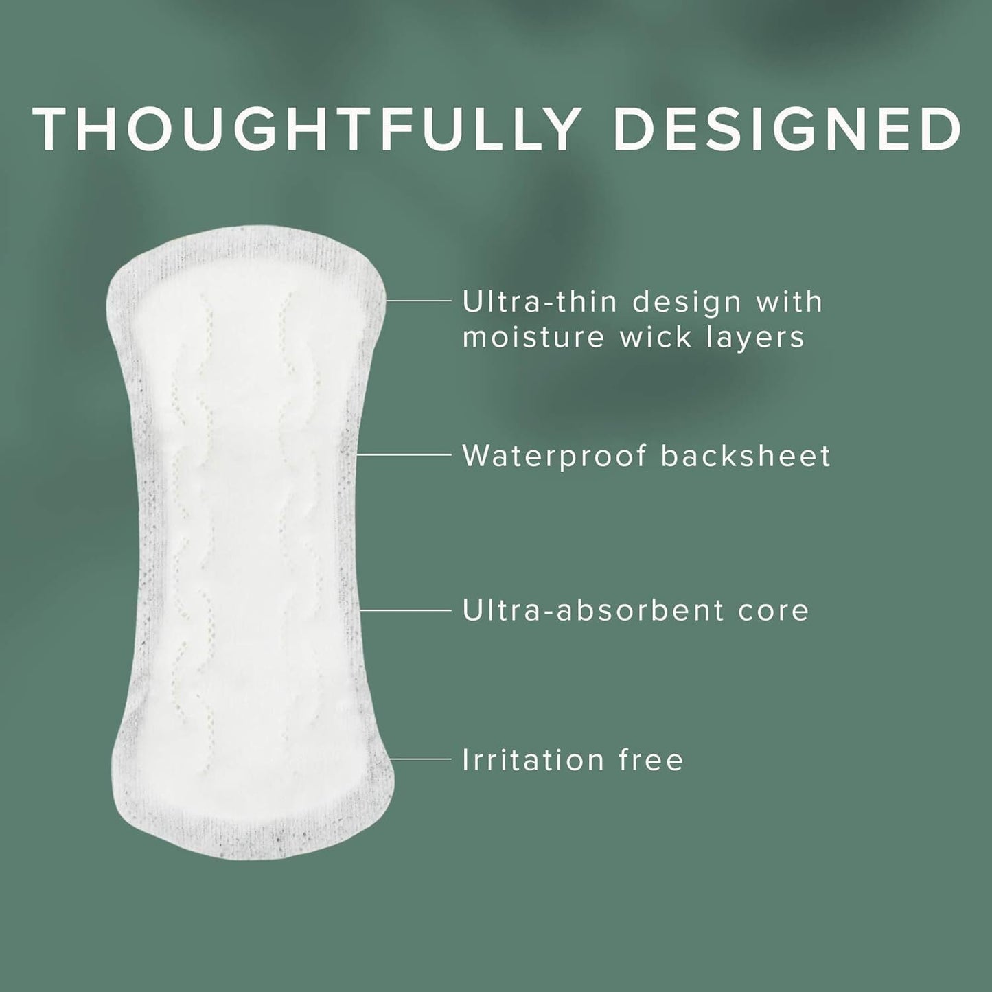 Veeda Natural Cotton Ultra Thin Panty Liners for Women - Breathable Thin Daily Liners are Always Chlorine and Toxin Free - Hypoallergenic & Comfortable Pantyliners - 120 Count