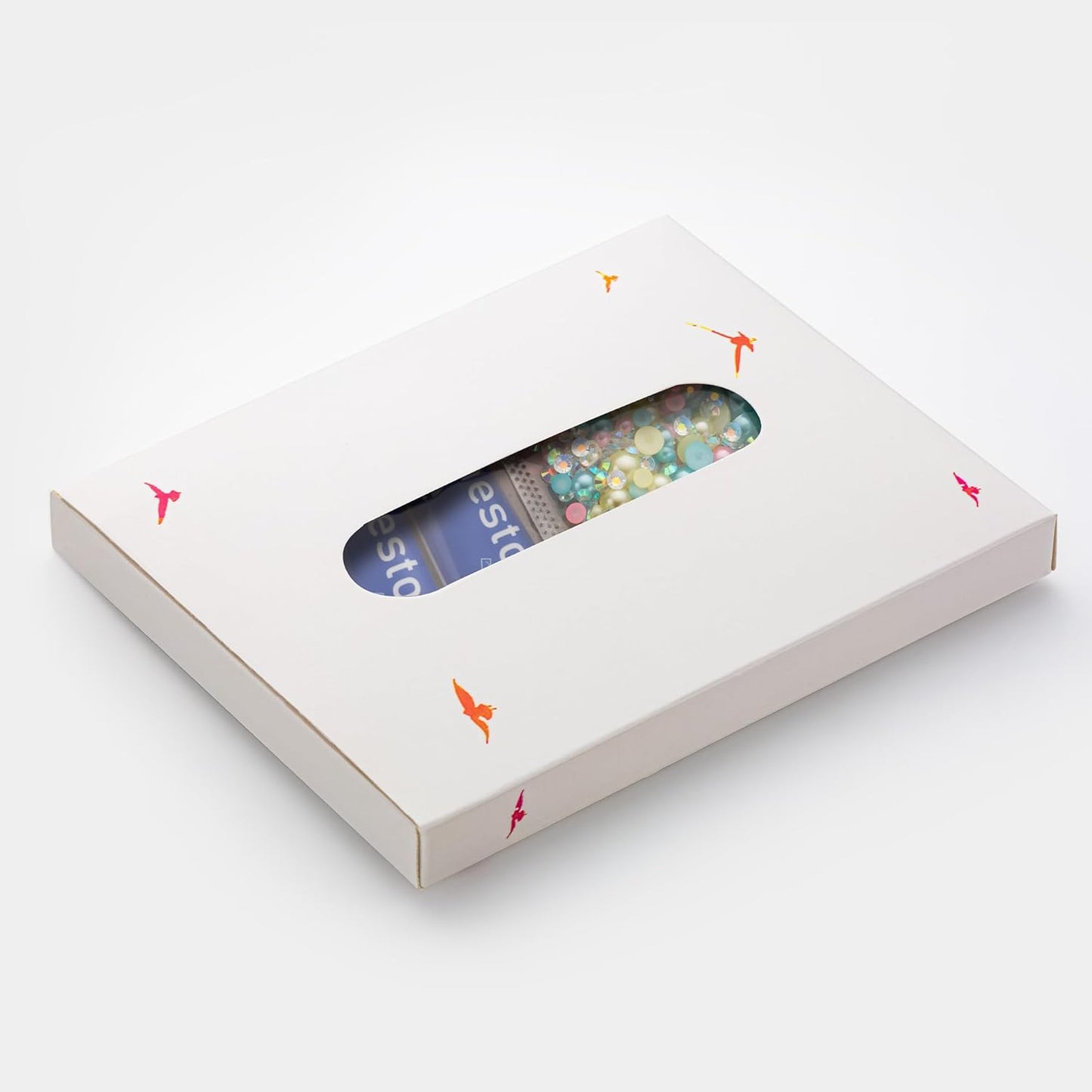 60g Cyan Citrine Pearl Rhinestones for Crafts Mixed Size 3mm-10mm AB Color Round Half Pearls Flatback Pearl Beads and Resin Rhinestones Set for Face Art with Gel